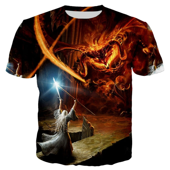 Lord of the rings gandalf vs balrog